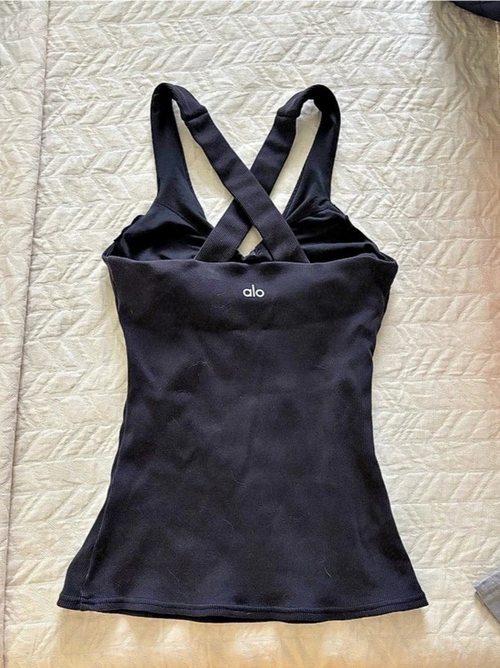 Alo Black Tank Top Size XS